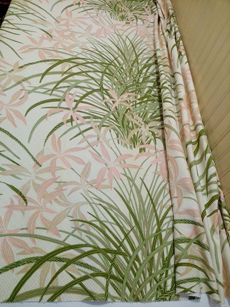 Puff Print Floral Patio Pillow Fabric Cotton Craft Cloth Cushion Design Reference Material