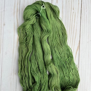 Hand Dyed Yarn green Sock weight 75/25 Superwash Merino Wool Nylon Huntin&#39; Fishin&#39; & Lovin&#39; Everyday