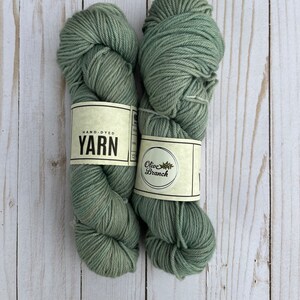 Hand Dyed Yarn moss Sock weight 75/25 Superwash Merino Wool Nylon Drunk on You