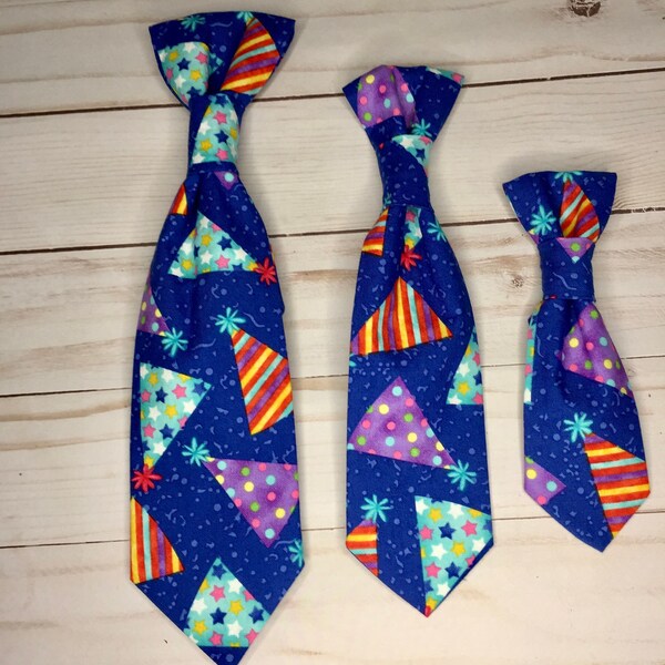 Blue Birthday Tie