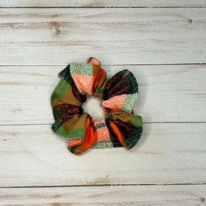 Pawtastic Frayed Sage Pet Banadana with optional matching scrunchie and hair bow Scrunchie