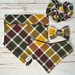 see more listings in the Plaid Frayed Bandanas section