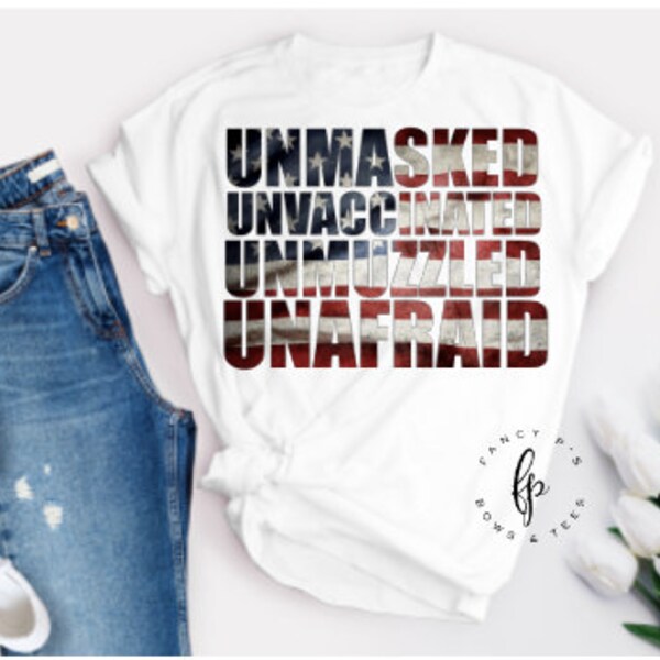 UNMASKED, UNAFRAID Graphic Tee