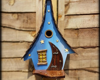 GOLDILOCKS bird house/birdhouses/handmade/Garden art/bird houses/bird house
