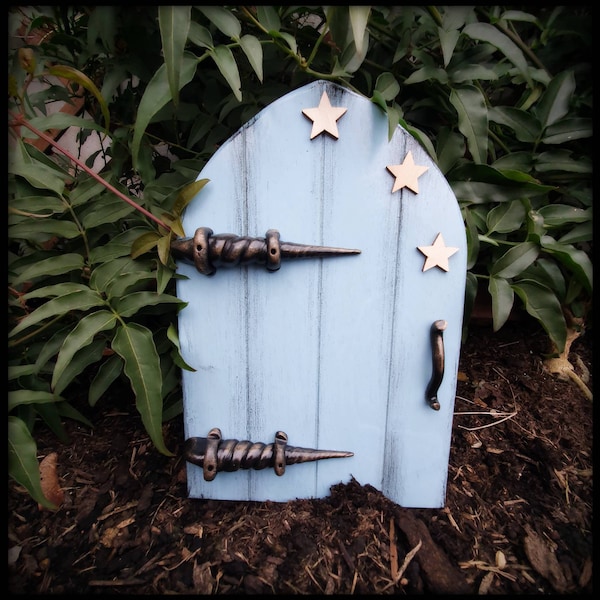 Large Goblin fairy door/ large fairy door for bottom of tree