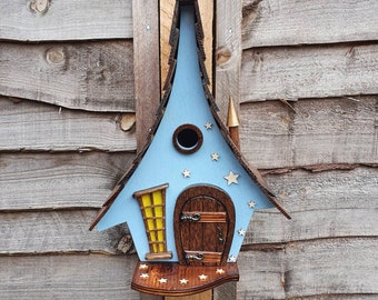 JACK FROST bird house/birdhouses/handmade/Garden art/bird houses/bird house