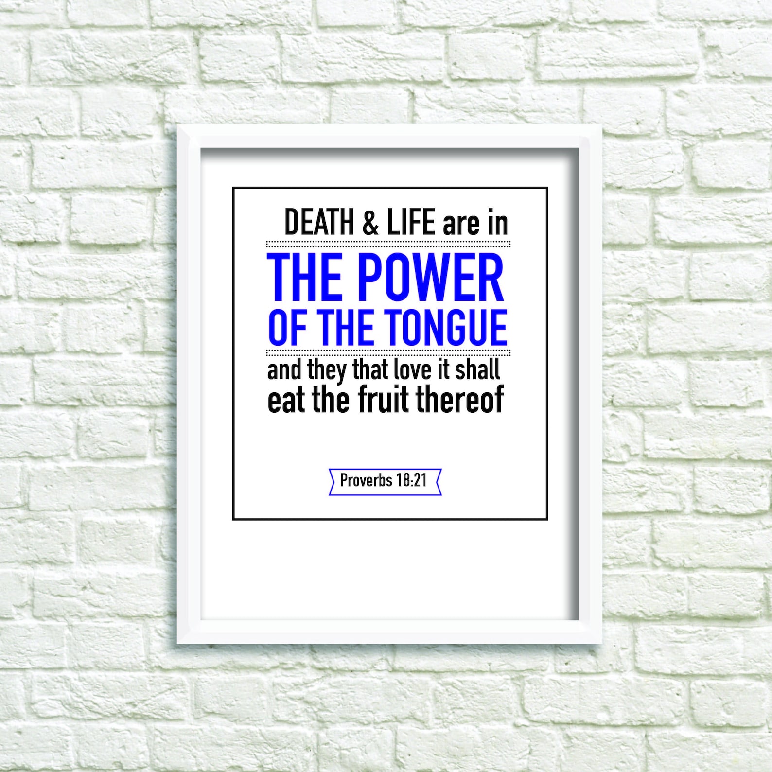 Death and Life Are in the Power of the Tongue and They That Love It ...