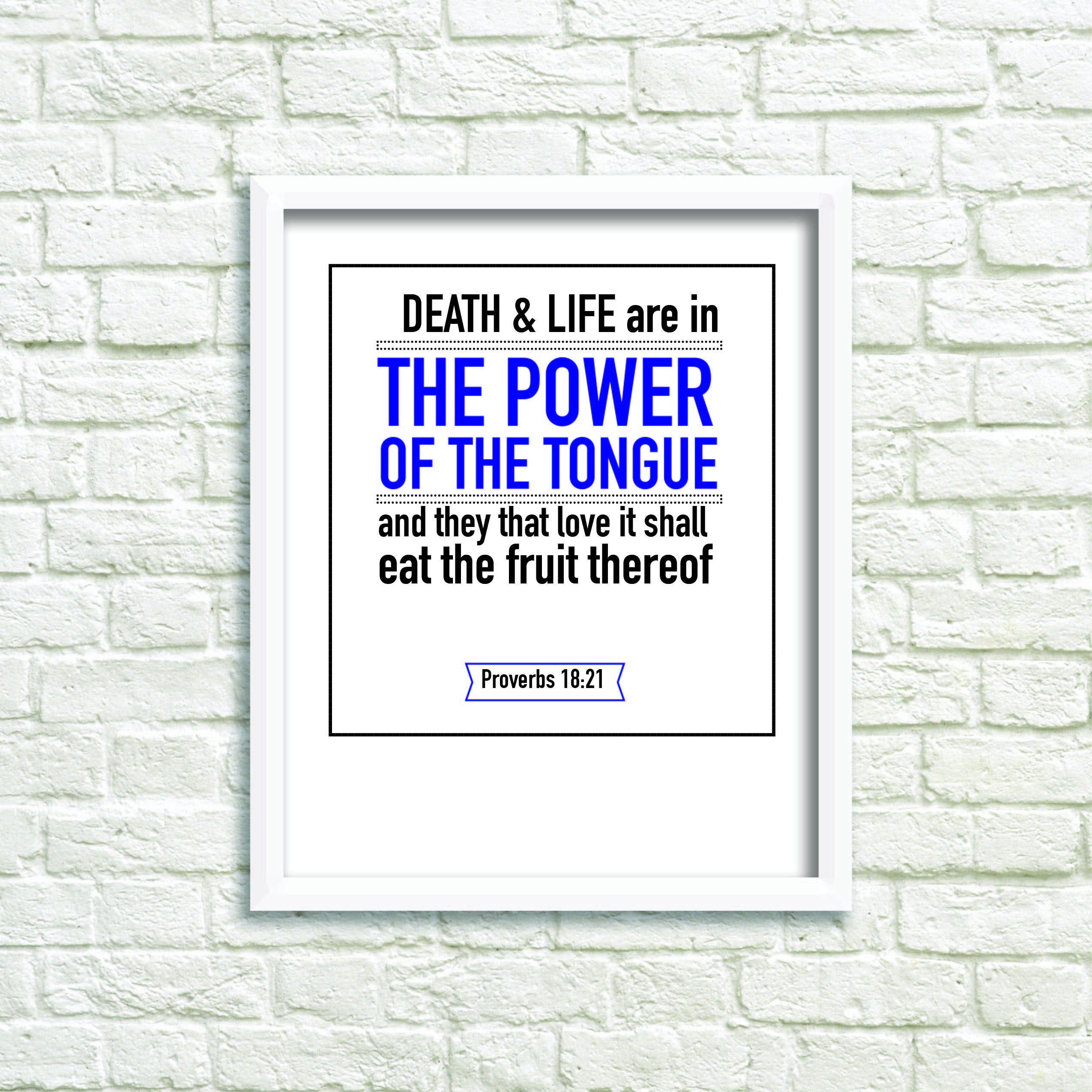 Death and Life Are in the Power of the Tongue and They That Love It ...
