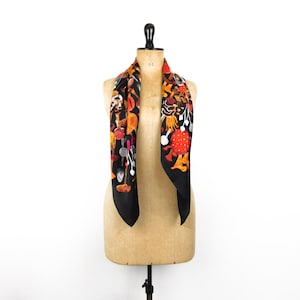 Fungi Print Zijden Sjaal