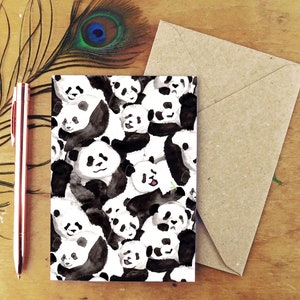 Embarrassment of Pandas Greetings Card