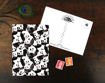 Cartão Postal Embaraço dos Pandas