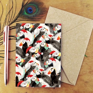 Improbabilidade do Cartão de Natal dos Puffins