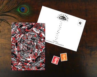 Toadstool Imprimir Postal