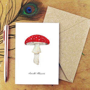Fly Agaric Fungi Greetings Card