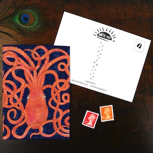 Octopoda Octopus Imprimer Carte postale