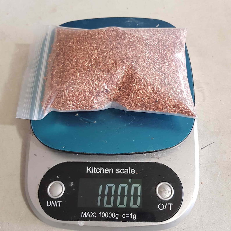 COPPER in granules / shavings, fine, for Orgonite, metal, from 200g to 1kg image 7