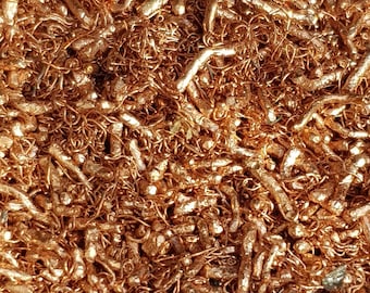 COPPER in granules / shavings, fine, for Orgonite, metal, from 200g to 1kg