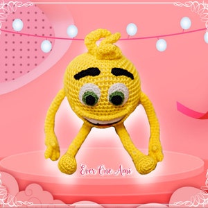 Emotion Emoji smile face Toy amigurumi Crochet pattern image 9