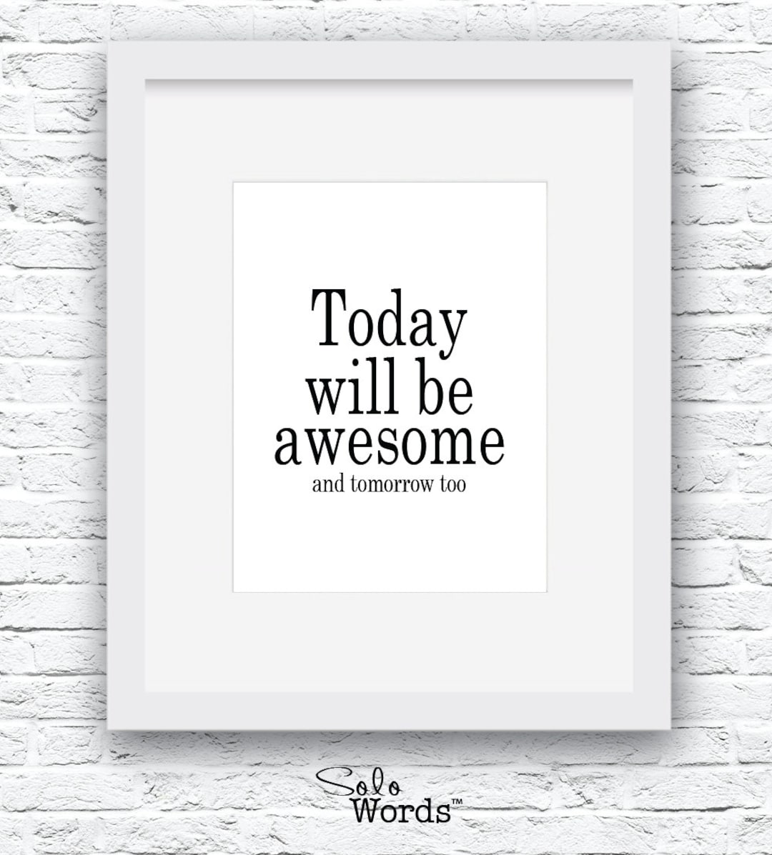 Motivational Print, Black and White Art, Quote Art, Quote Wall Hanging ...