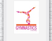 Gymnastics Gifts, Gymnast gift, Gymnastics Poster, Gymnastics Print, Gymnastics Art, Gymnastics Decor, Gift for Gymnast, Gymnastics Wall Art