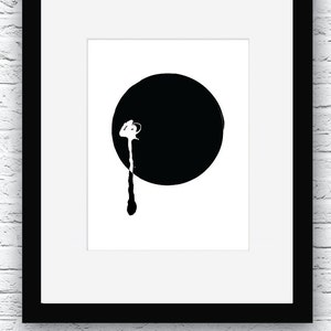 Zen Art, Abstract Poster, Black and White Art, Modern Design Art, Modern Decor, Digital Artwork, Prints, Minimal Decor, Contemporary Art