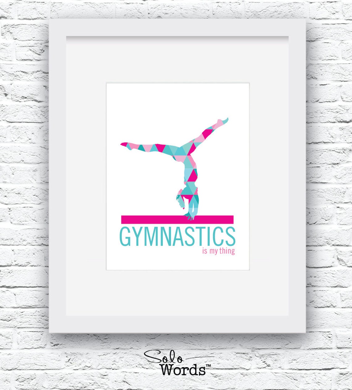 Gymnastics Digital Print, Gymnastics Print, Gymnastics, Gymnastics ...