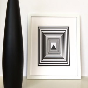 Geometric Art, Contemporary Art, Black Minimalist, Geometric Wall Art, Black and White Art, Geometric Print, Modern Art, Scandinavian Print