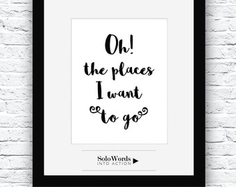 Travel, Word Art, Travel Quote, Traveling, Motivational word, Printable Wall Art, Inspiring Quotes, Printable Quotes, Prints