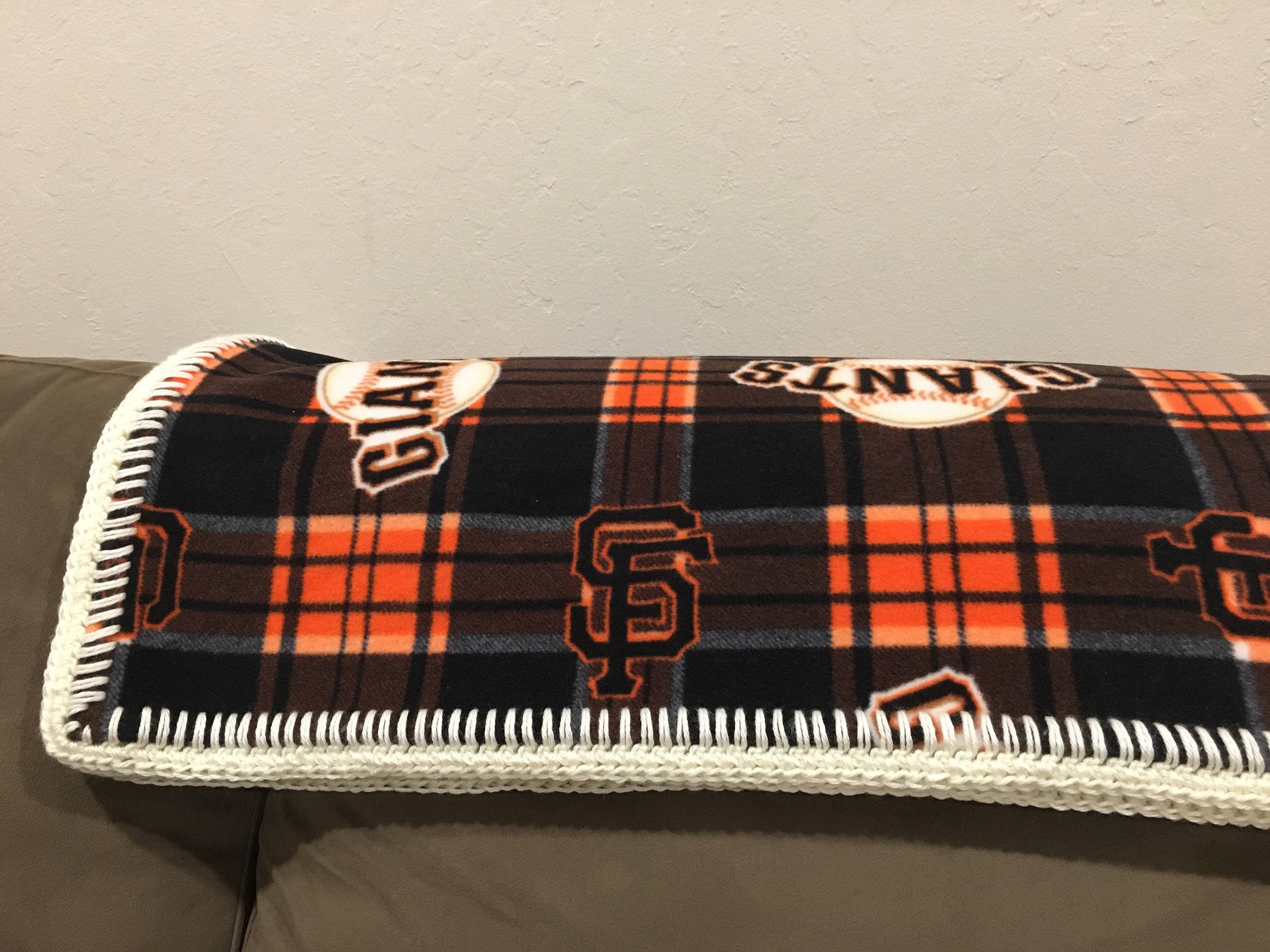 San Francisco Giants Fleece Adult Blanket SF Giants Soft Etsy UK