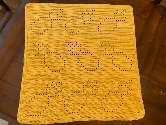 Free crochet pineapple baby blanket pattern sale