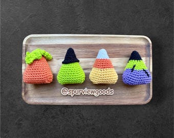 Mini Stuffed Crochet Candy Corn