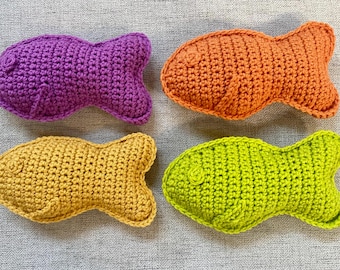 Fish Cracker Crochet Stuffed Toy
