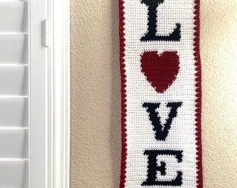 Custom All You Need is LOVE Wall Hanging