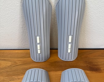 Ahsoka Tano The White Gauntlet Bracers Arm Wrist and Hand Guards Mandalorian 3D Print Printed Resin