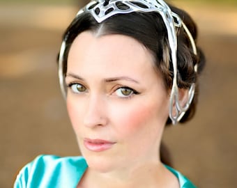 Padme Queen Amidala Crown Headpiece Band Tatooine Cosplay 3D Printed Resin