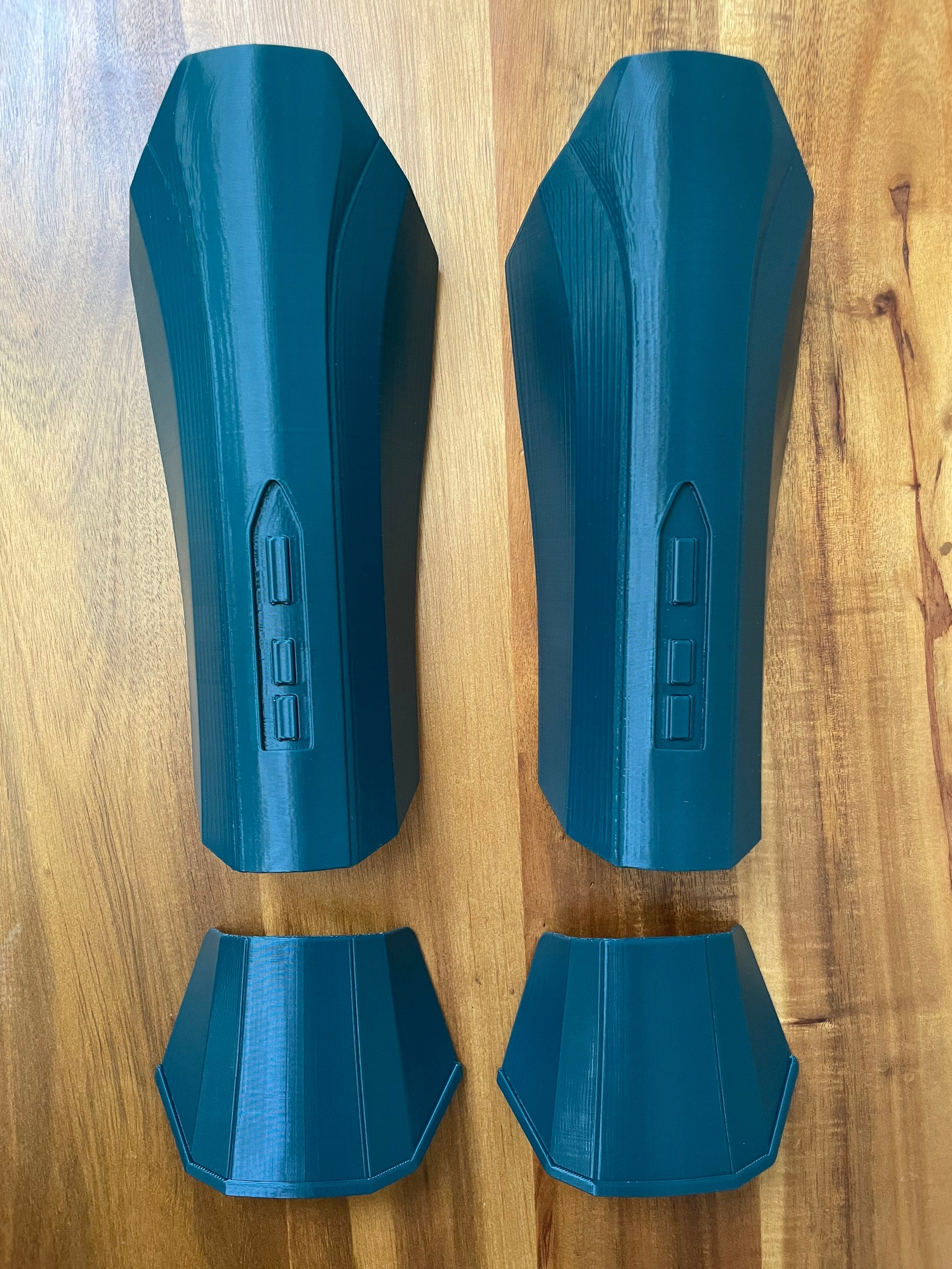 Ahsoka Tano Gauntlet Bracers Arm Wrist and Hand Guards Mandalorian 3D Print Printed