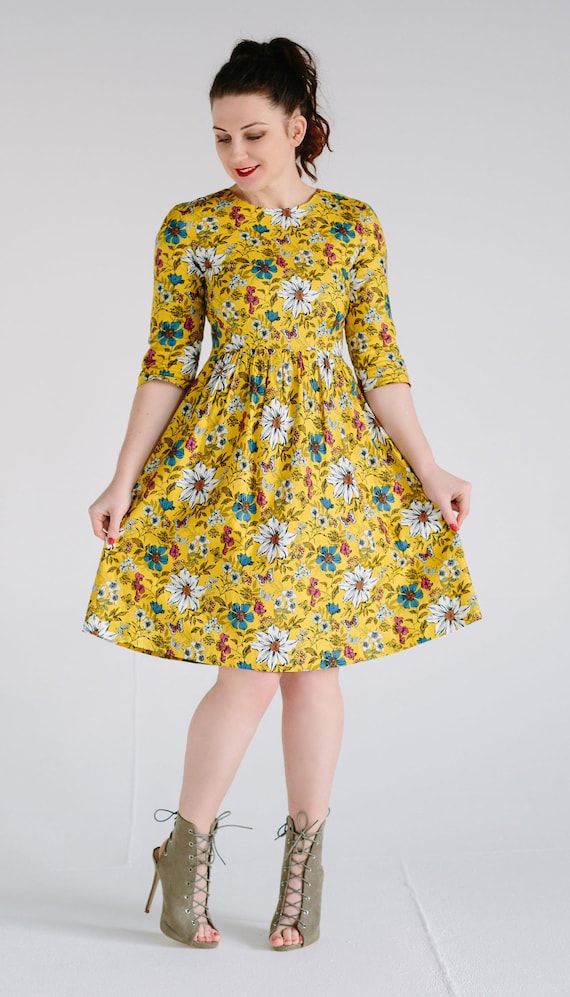 flower tea dress
