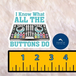 DJ Sticker | DJ Gift | House Music Sticker | House Music Gift | House Music DJ | House Music Lover | Music Sticker | Music Quote image 9