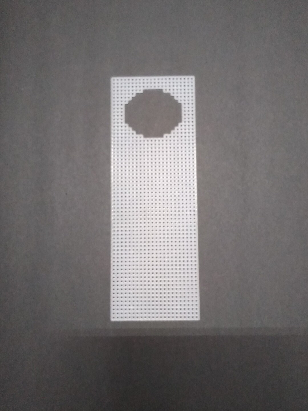 Plastic Canvas Door Hanger 3.375in X 9.75in Precut Plastic Etsy UK