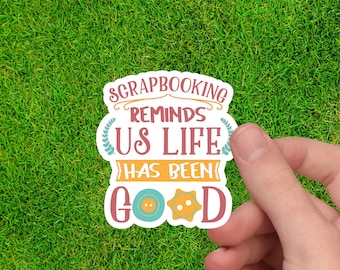 Scrapbooking Stickers | Scrapbook Stickers | Scrapbooker Gifts | Scrapbooking Gift | Scrapbook Lover | Scrapbooker Gift | Funny Scrapbooking