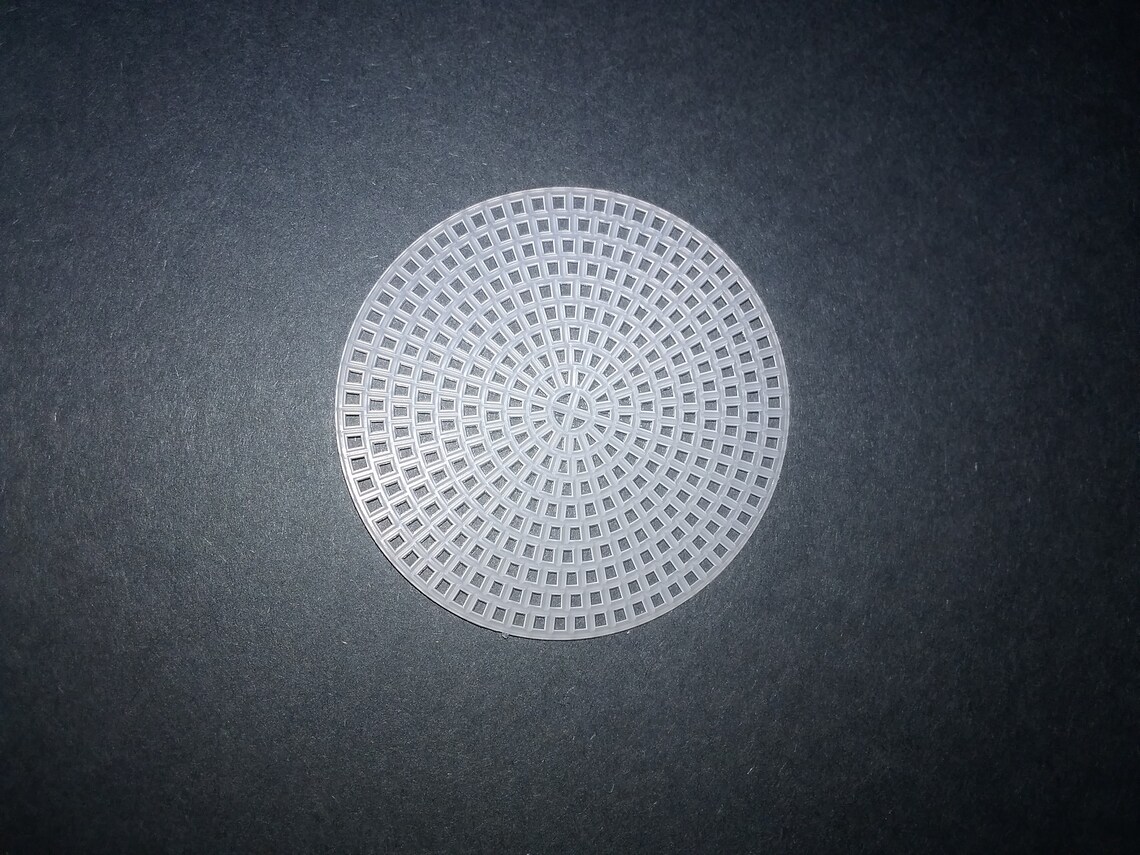 3inch Plastic Canvas Circle PreCut Plastic Canvas Shape Etsy