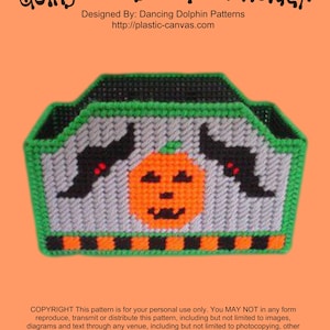 Modello in tela di plastica / Porta tovaglioli in tela di plastica / Tela di plastica di Halloween / Porta tovaglioli di Halloween / Tela di plastica di Halloween