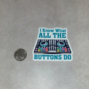 DJ Sticker | DJ Gift | House Music Sticker | House Music Gift | House Music DJ | House Music Lover | Music Sticker | Music Quote image 3