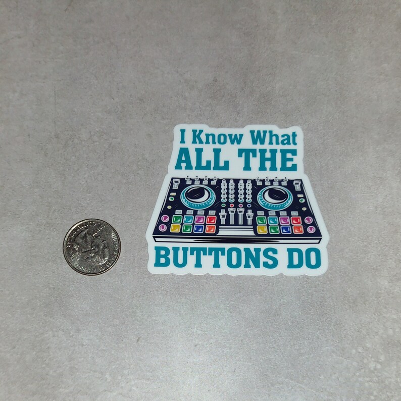 DJ Sticker | DJ Gift | House Music Sticker | House Music Gift | House Music DJ | House Music Lover | Music Sticker | Music Quote image 3
