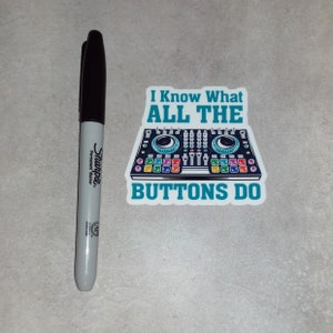 DJ Sticker | DJ Gift | House Music Sticker | House Music Gift | House Music DJ | House Music Lover | Music Sticker | Music Quote image 4