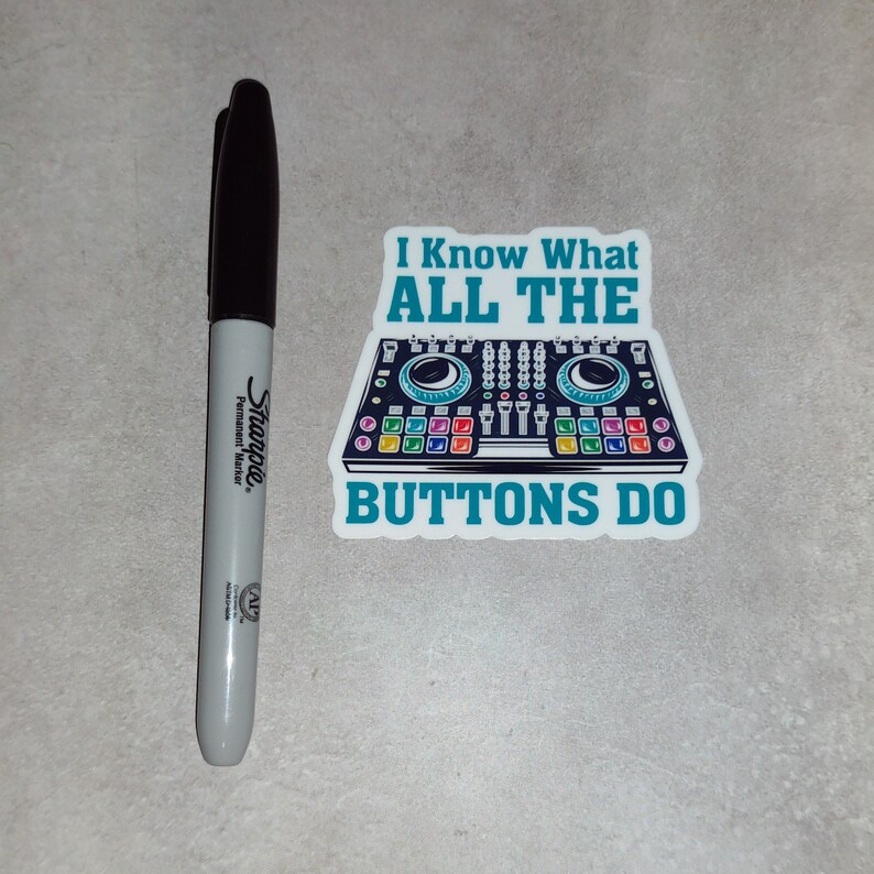 DJ Sticker | DJ Gift | House Music Sticker | House Music Gift | House Music DJ | House Music Lover | Music Sticker | Music Quote image 4