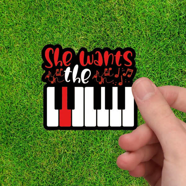 Piano Gifts for Men | Piano Player Gifts | Piano Teacher Gift | Piano Sticker | Piano Gift | Pianist Gift | Music Sticker | Keyboard Player