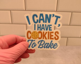 Cookie Sticker | Cookie Baker Gift | Cookie Lovers | Cookie Baking Gift | Baker Sticker | Baking Cookies Sticker | Gift for Baker