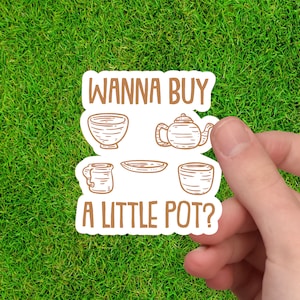 Pottery Sticker | Ceramic Sticker | Gift for Potter | Potter Gift | Pottery Artist | Ceramic Artist | Pottery Lover Sticker | Funny Pottery