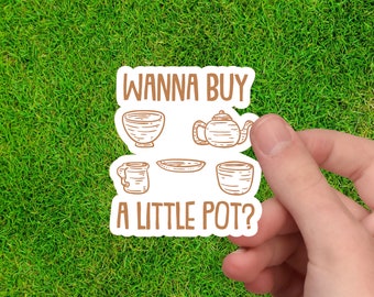 Pottery Sticker | Ceramic Sticker | Gift for Potter | Potter Gift | Pottery Artist | Ceramic Artist | Pottery Lover Sticker | Funny Pottery